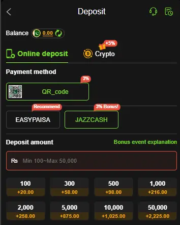UP786 Game Deposit